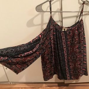 Off The Shoulder Long Sleeve Blouse